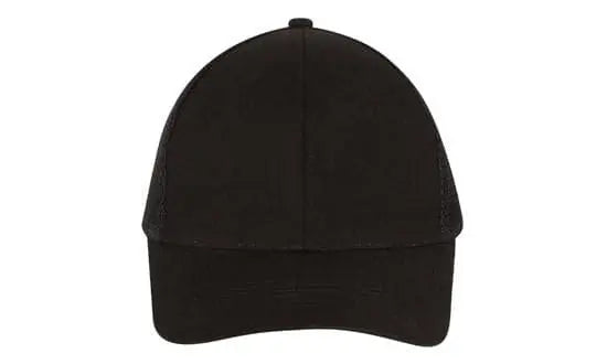 Headwear Brushed Cotton With Mesh Back Cap X12 - 4181 Headwear Professionals